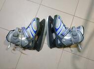 Grajewo ogłoszenia: Sprzedam widoczne na zdjęciach łyżwy, rozm 32-35, stan bardzo dobry - zdjęcie