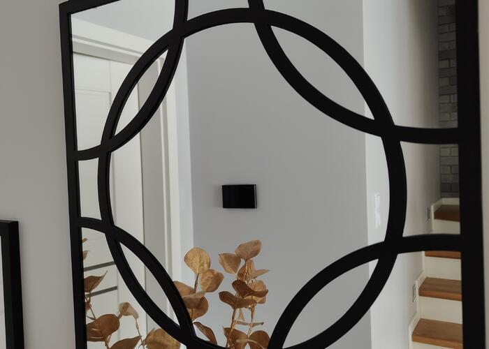 Grajewo ogłoszenia: Lustro kwadratowe w metalowej ramie, 45cmx45cm. Stan idealny....