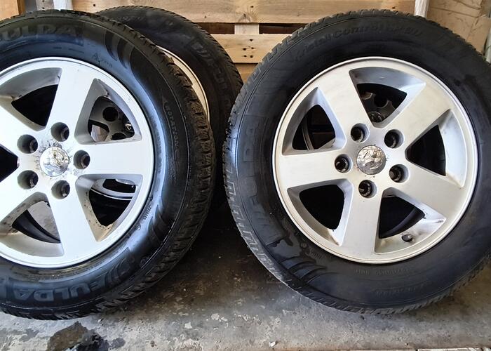 Grajewo ogłoszenia: Sprzedam felgi aluminiowe Dodge 5x127 16 cali z oponami Fulda. Stan...